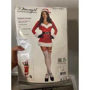 New Dreamgirls Santa‎ Baby Costume, Size Large